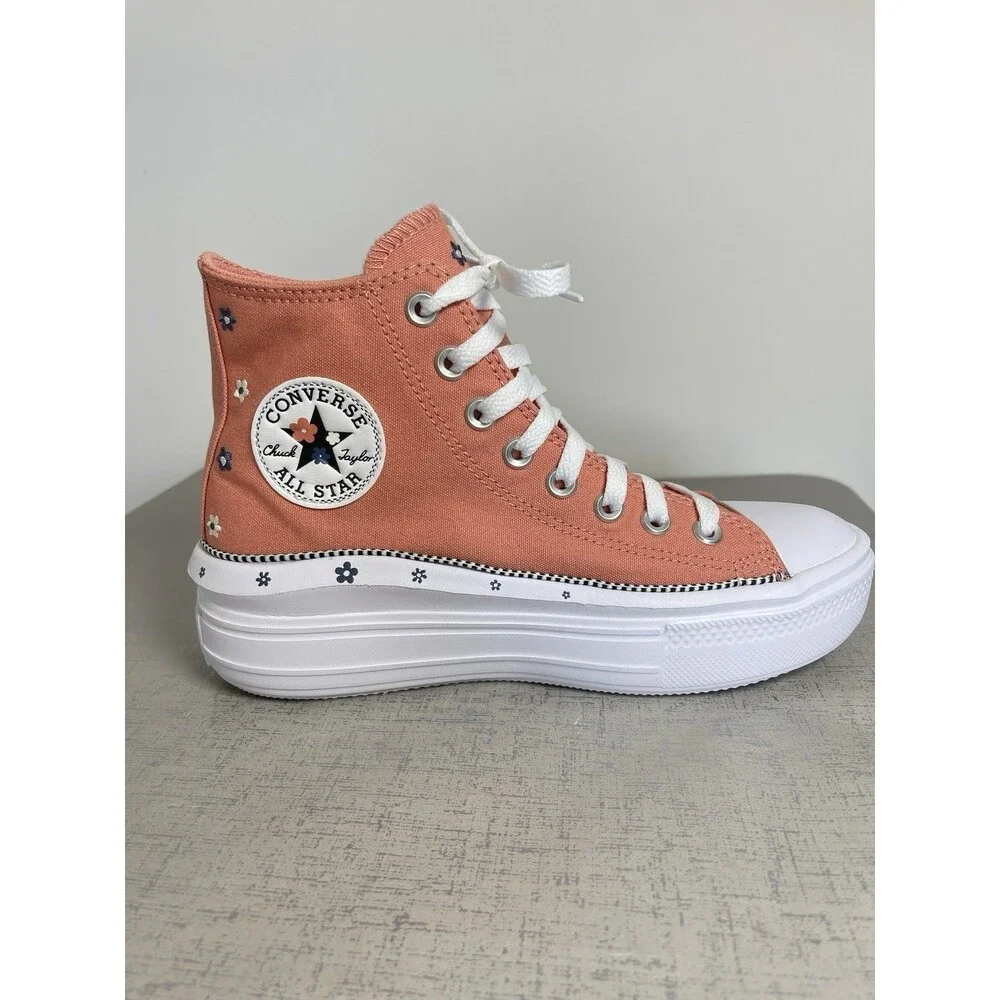 Converse Chuck Taylor All Star Move Platform Petals Floral Women's Shoes 8 M - Picture 8 of 13